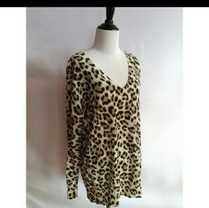 MK leopard pullover